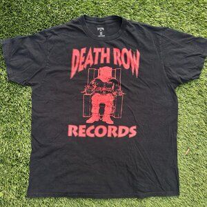 Officially Licensed Death Row Records Graphic Tshirt Womens Black - XL